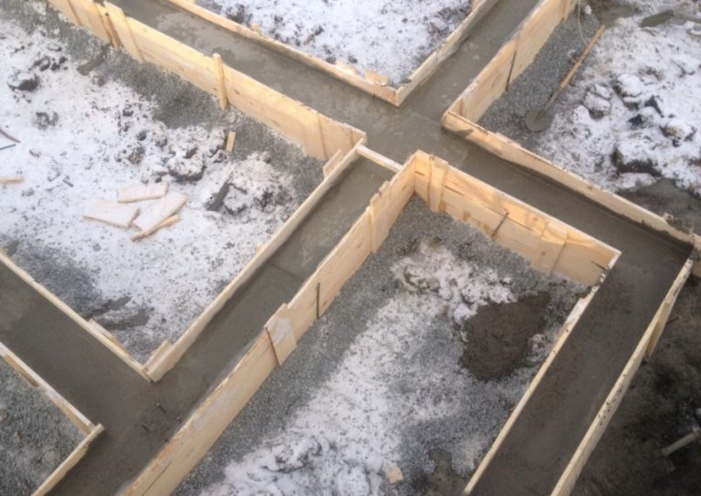 зимний бетон своими руками
