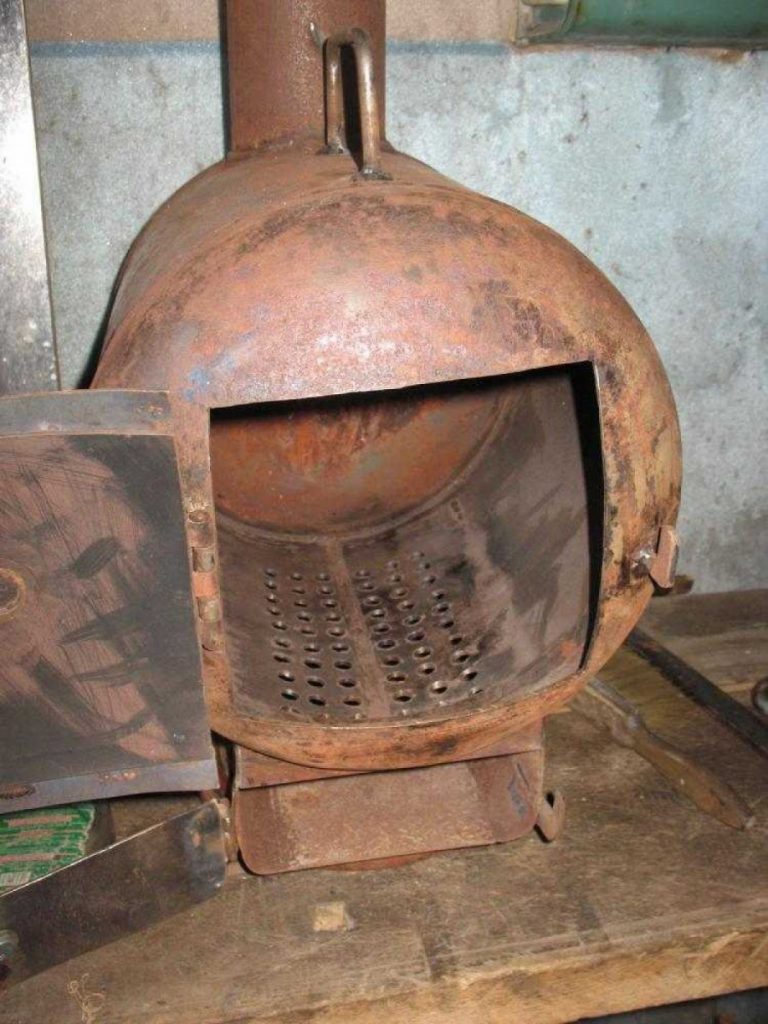 печка из ресивера